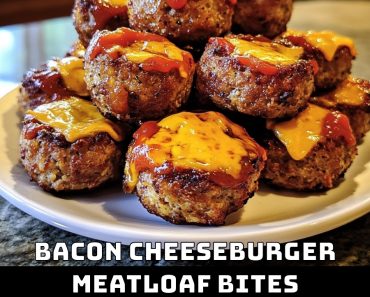 👉Bacon Cheeseburger Meatloaf Bites