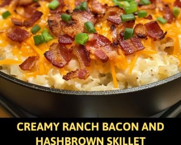 Creamy Ranch Bacon and Hashbrown Skillet