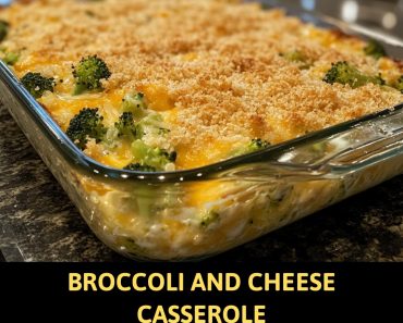 👉BroccoliCheese Casserole