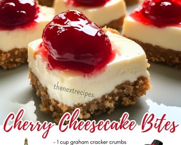 👉Holiday Cherry CheesecakeBites