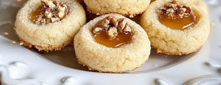 👉Eggnog ThumbprintCookies