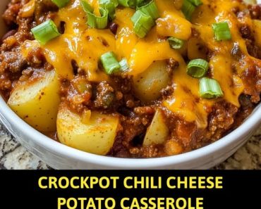 👉CrockpotChiliCheese Potato Casserole