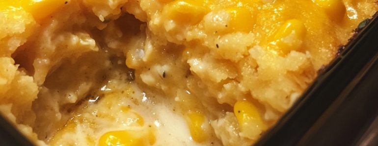 👉Crockpot Cornbread Casserole