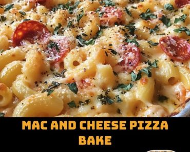 👉MacCheese Pizza Bake