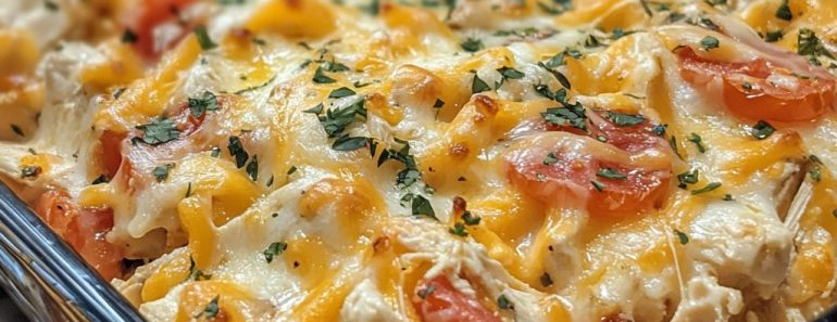 👉RotelChickenCheeseBake