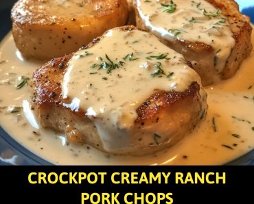 👉 Crockpot CreamyRanch PorkChops