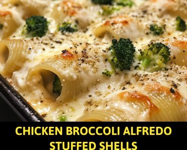 👉 Chicken Broccoli Alfredo Stuffed Shells