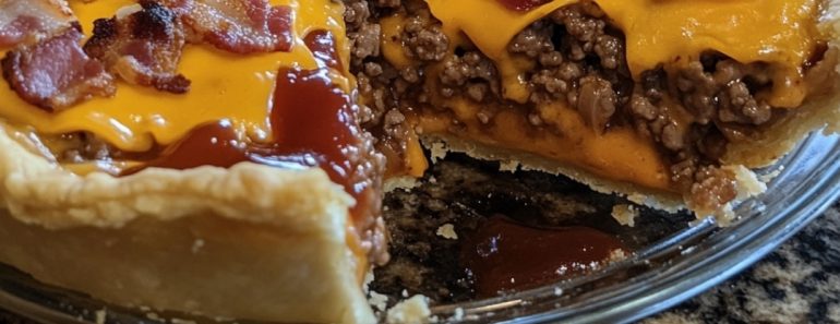👉CarnivoreBacon Cheeseburger Pie