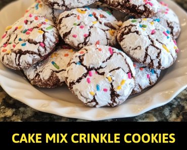 👉CakeMix CrinkleCookies