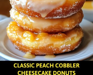 👉 Peach CobblerDonuts