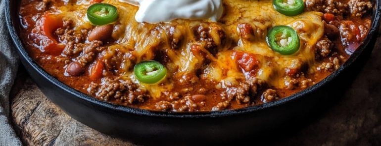 👉CheesyEnchiladaChili