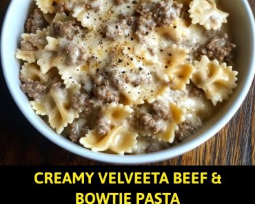 👉 Velveeta BeefBowtie Pasta