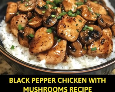 👉BlackPepperChicken with Mushroom