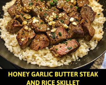 👉 GarlicSteakRice Skillet