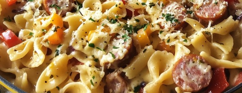 👉SmokedSausagePasta