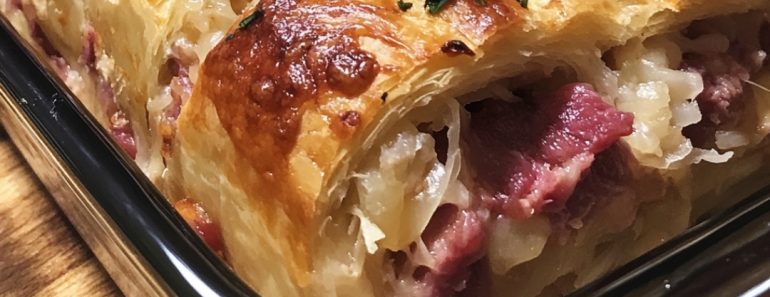 👉 Reuben Crescent Bake