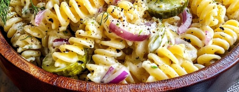 👉TangyDill PicklePasta Salad 👉TangyDill PicklePasta Salad