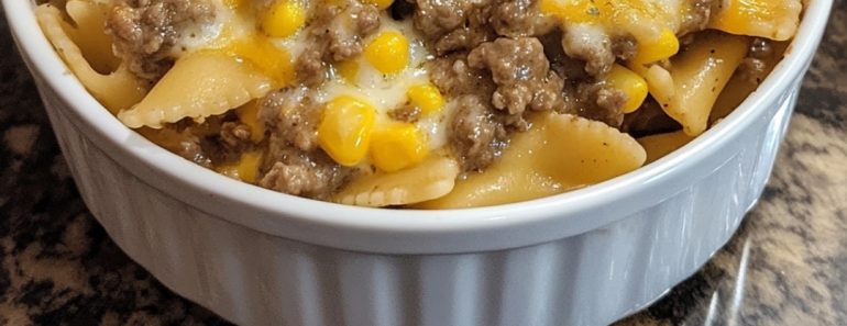 👉CornBowtieCasserole
