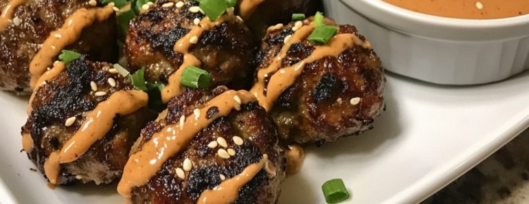 👉Korean BBQ Meatballs