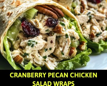 👉Cranberry Pecan ChickenSaladWraps