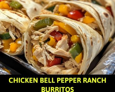 👉ChickenBellPepper Ranch Burritos