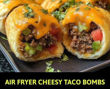 👉Air Fryer Cheesy Taco Bombs