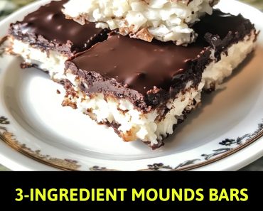 👉3ingredient Mounds Bars