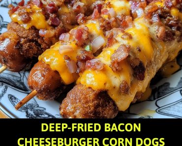 👉DeepFried Bacon Cheeseburger Corn Dogs