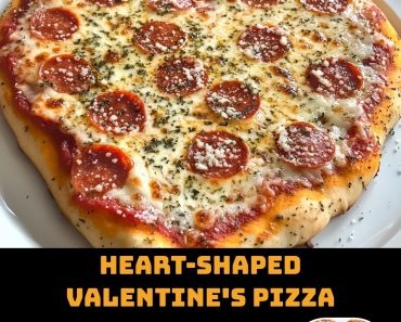 👉HeartShaped Valentine’s Pizza