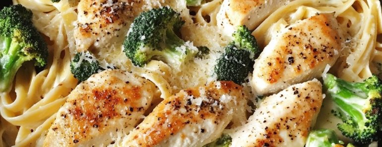 👉ChickenBroccoli Baked Alfredo