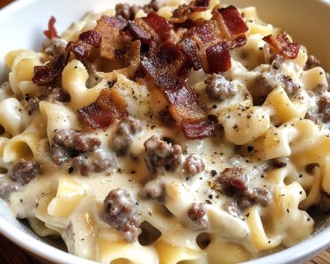 👉BaconCheeseburger AlfredoPasta