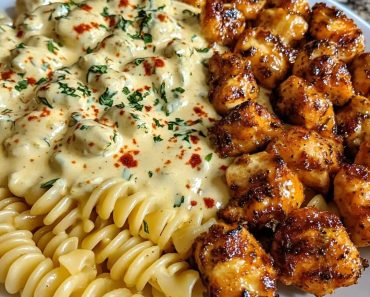 Chicken BitesSpicy Cajun Alfredopasta