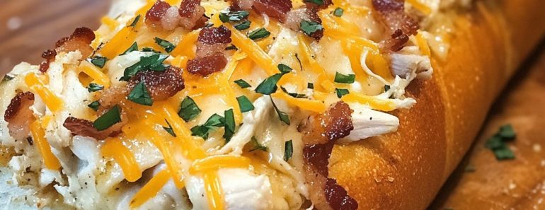 👉Chicken Bacon RanchStuffedBread