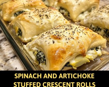 👉Spinach and Artichoke Stuffed Crescent Rolls