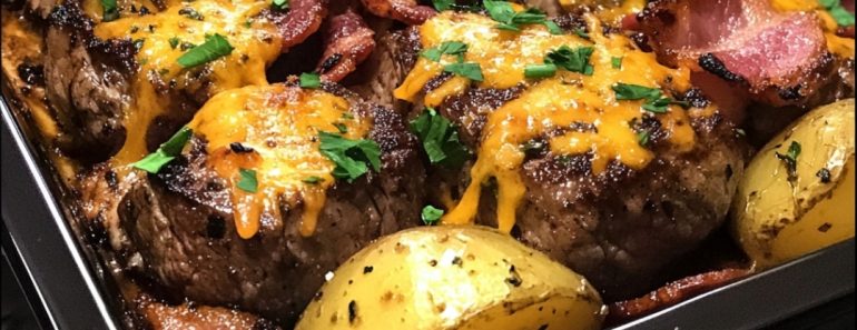 👉LoadedBacon Ranch SteakPotato Bake 👉LoadedBacon Ranch SteakPotato Bake