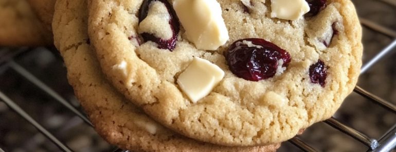 👉White Chocolate Cranberry Cookies 👉White Chocolate Cranberry Cookies