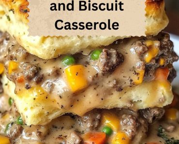 👉Ground BeefBiscuit Casserole