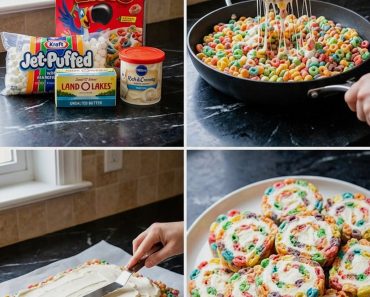Homemade Froot Loops Cereal Bars