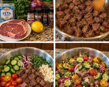 Steak & Cucumber Salad
