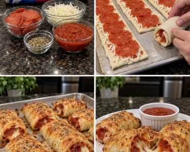 Homemade Pepperoni Pizza Rolls