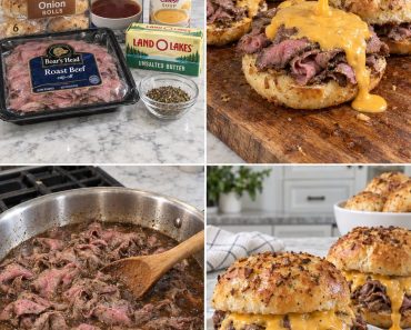 Cheesy Roast Beef Sandwiches