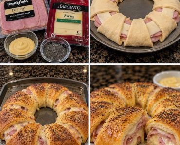 Ham & Cheese Stuffed Crescent Ring