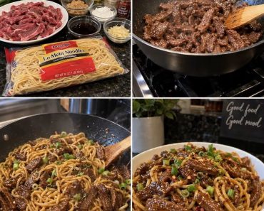 Mongolian Beef & Noodles