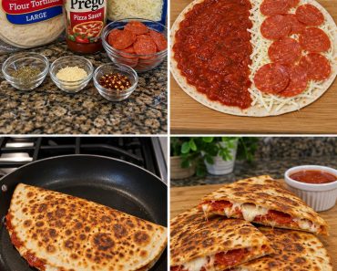 Pepperoni Pizza Quesadillas