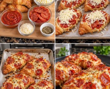 Pepperoni Pizza Croissants
