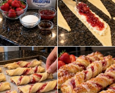 Strawberry Cheesecake Twists Strawberry Cheesecake Twists