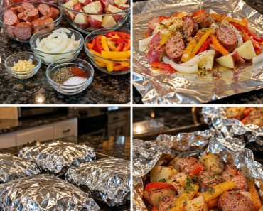 Sausage & Potato Foil Packets