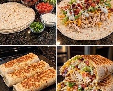 Chicken Ranch Tortilla Wraps with Baco