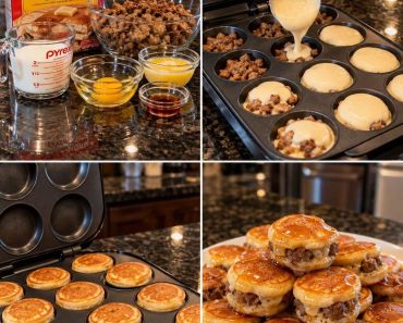 Mini Sausage Pancake Bites