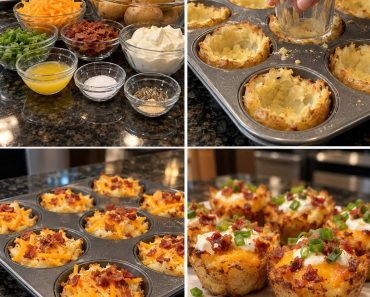 Mini Loaded Baked Potato Cups